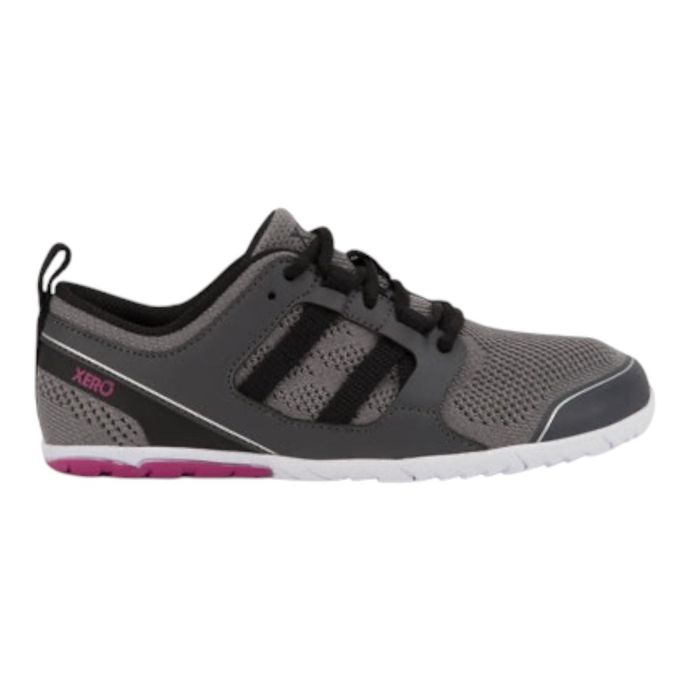 Xero Shoes Zelen Womens Barefoot Road Running Shoe Gray Pink Mesh Size 8